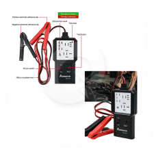 PROBADOR PORTATIL DE RELAY, 12V-24V, 4P Y 5P