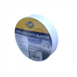 CINTA AISLANTE, 18mm x 17mts, BLANCA, HELLA