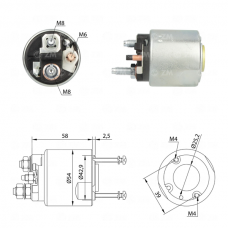 SOLENOIDE 12V, MERCEDES BENZ, HYUNDAI, H1