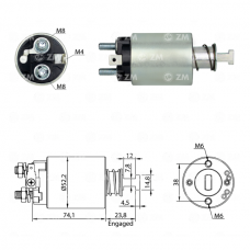 SOLENOIDE 12V, NISSAN, 720, PICK-UP, TERRANO