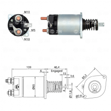 SOLENOIDE 24V, CAMIONES HINO