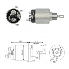 SOLENOIDE 12V, FIAT, FIORINO, PALIO, SIENA, UNO