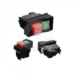 INTERRUPTOR ON-OFF, 16A, 250VAC, 4T, USO MAQUINARI