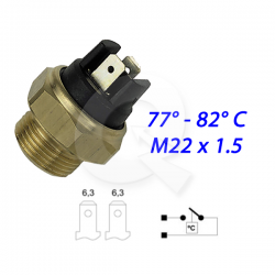 TERMOSWITCH, VOLKSWAGEN 77°-82°C