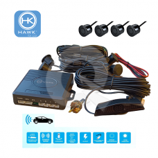 SENSOR RETROCESO, 24V, NEGRO, CABLE 20mts