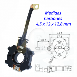 PORTA CARBON ARRANQUE 12V, HYSTER, FORD, KIA