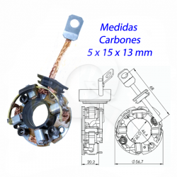 PORTA CARBON ARRANQUE 12V, CHERY, CORSA, CHEVROLET