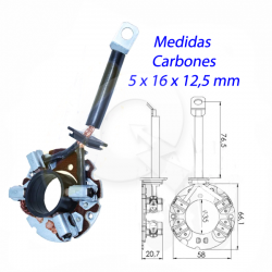 PORTA CARBON ARRANQUE 12V, CHEVROLET, DAEWOO