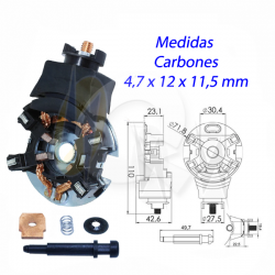 PORTA CARBON ARRANQUE 12V, HONDA, ACCORD, CIVIC