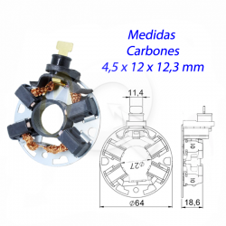 PORTA CARBON ARRANQUE 12V, CHRYSLER, DODGE, FIAT