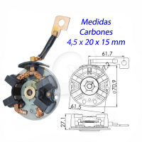 PORTA CARBON ARRANQUE 12V, HYUNDAI, H1, KIA