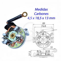 PORTA CARBON ARRANQUE 12V, S10, TRAILBLAZER