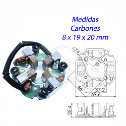 PORTA CARBON ARRANQUE 12V, BMW, CITROEN, FIAT