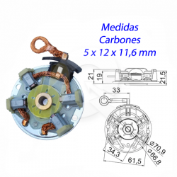 PORTA CARBON ARRANQUE 12V, ECOSPORT, FOCUS, FIESTA