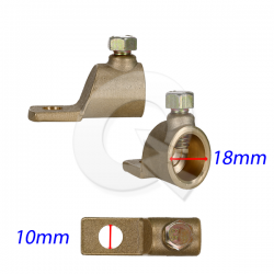 TERMINAL OJO BATERIA, CABLE Ø 18mm,OJO 10mm,BRONCE