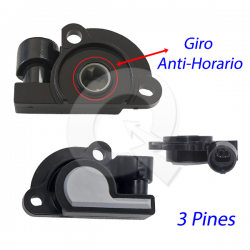 SENSOR TPS, ASTRA,CORSA,N300,S10,ESPE,RAC, GRIS