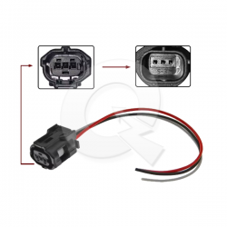 CONECTOR SENSOR CIGUEÑAL, TOYOTA, 3P