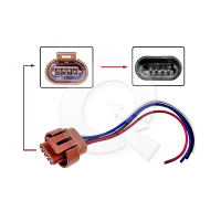 CONECTOR SENSOR MAP, BOBINA, CHEVROLET, DAEWOO, 4P