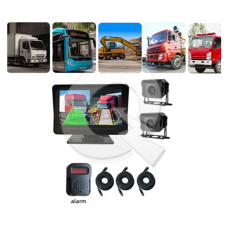 KIT PANTALLA 7',DVR,2 CAMARAS,12-24V,DETEC. PEATON