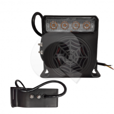 ALARMA RETROCESO CON LED, 10-80V, 102DB