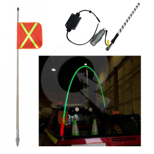 PERTIGA FULL LED 12-24V,12 PIES,3.6 mts,VERDE,C/RE